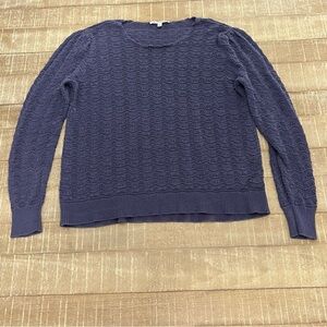 NorthStyle Blue Cable Knit Crew Neck XL Sweater